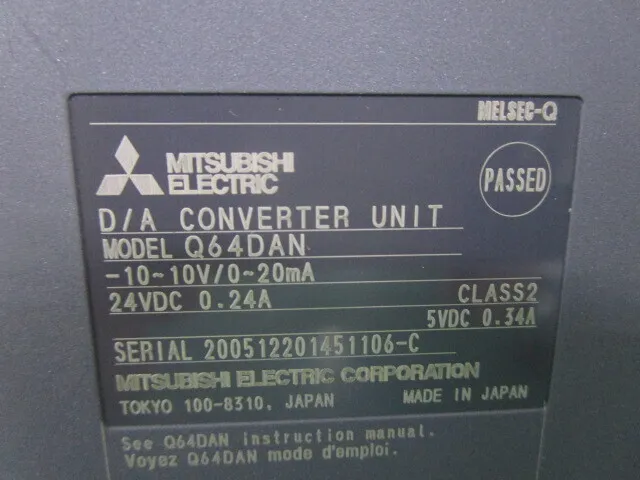 Mitsubishi Electric Q64DAN Sequencer (D/A conversion unit) Detail Image - ASKINDEX Korea