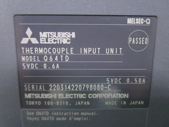 Mitsubishi Electric Q64TD Sequencer (thermocouple input unit) Detail Image - ASKINDEX Korea