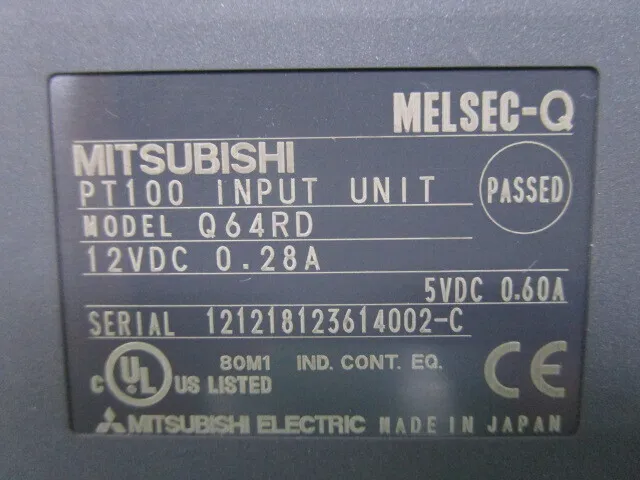 Mitsubishi Electric Q64RD Sequencer (resistance thermometer input unit) Detail Image - ASKINDEX Korea