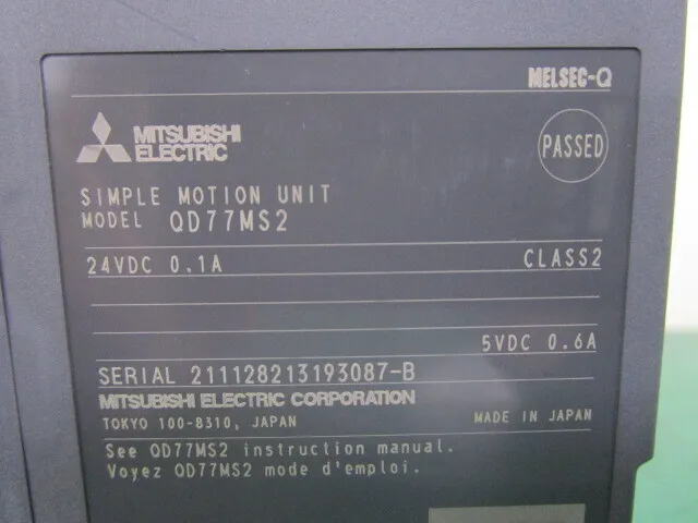미쓰비시 전기 QD77MS2 PLC (모션 위치 결정 유닛) 상세 이미지 - ASKINDEX 코리아