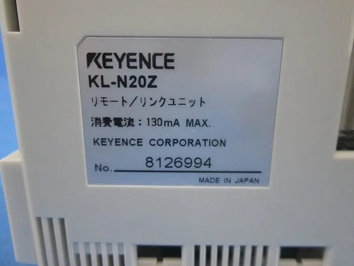 Keyence KL-N20Z 시퀀서 (PLC) (프로그래머블 컨트롤러) 상세 이미지 - ASKINDEX 코리아
