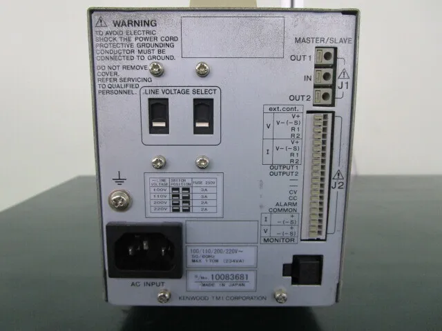 Kenwood PA120-0.6B DC power supply Detail Image - ASKINDEX Korea