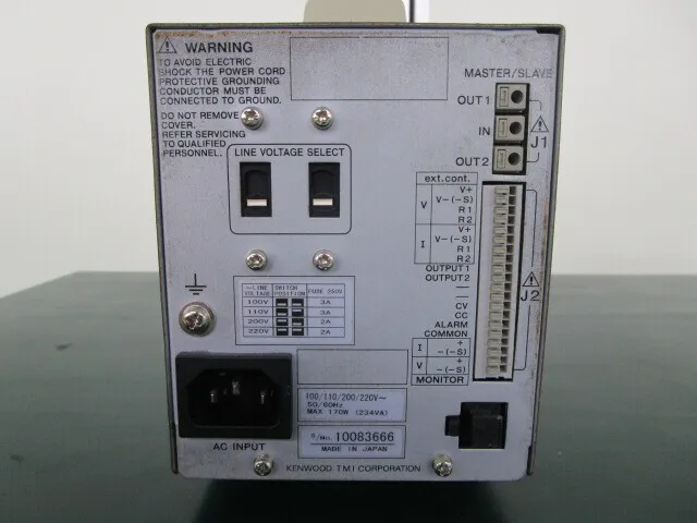 Kenwood PA120-0.6B DC power supply Detail Image - ASKINDEX Korea