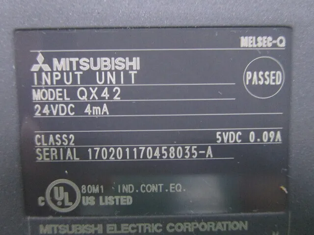 미쓰비시 전기 QX42 PLC (DC 입력 유닛) 상세 이미지 - ASKINDEX 코리아
