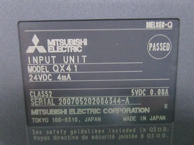 미쓰비시 전기 QX41 PLC (DC 입력 유닛) 상세 이미지 - ASKINDEX 코리아