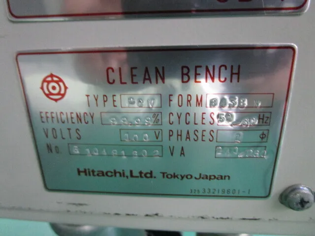 Hitachi PCV8438N Clean bench Detail Image - ASKINDEX Korea