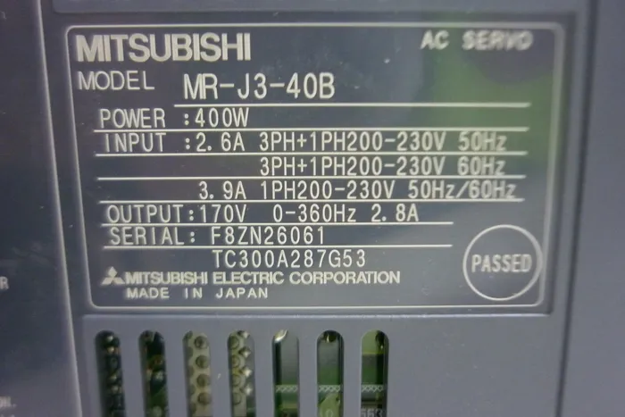 미쓰비시 전기 MR-J3-40B AC 서보 드라이버 상세 이미지 - ASKINDEX 코리아
