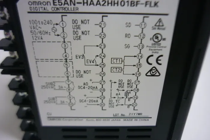 오므론 E5AN-HAA2HH01BF-FLK 온도 컨트롤러 상세 이미지 - ASKINDEX 코리아