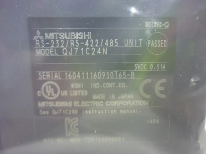 미쓰비시 전기 QJ71C24N 시퀀서(PLC) 상세 이미지 - ASKINDEX 코리아