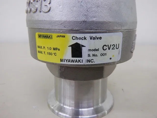 Miyawaki CV2U non-return valve Detail Image - ASKINDEX Korea