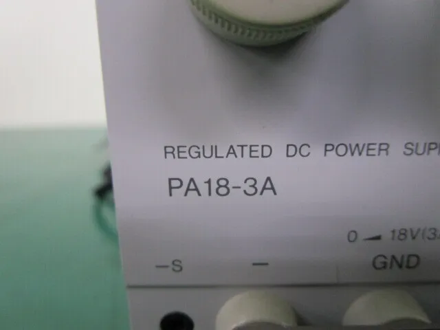 Kenwood PA18-3A DC power supply Detail Image - ASKINDEX Korea