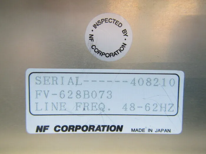 nf 회로 설계 블록 ＦＶ-628Ｂ073 광대역 디케이드 필터 상세 이미지 - ASKINDEX 코리아