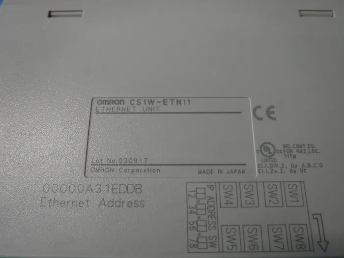 오므론 CS1W-ETN11 시퀀서(PLC) 이더넷 유닛 상세 이미지 - ASKINDEX 코리아