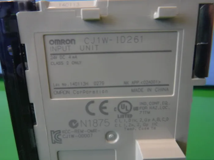 오므론 CJ1W-ID261 시퀀서(PLC) 입력 유닛 상세 이미지 - ASKINDEX 코리아