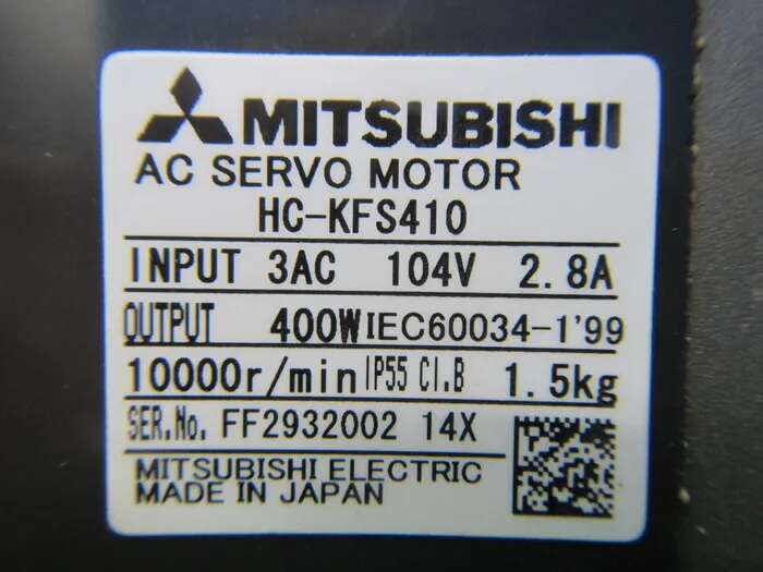 미쓰비시 전기 HC-KFS410 AC 서보 모터 상세 이미지 - ASKINDEX 코리아