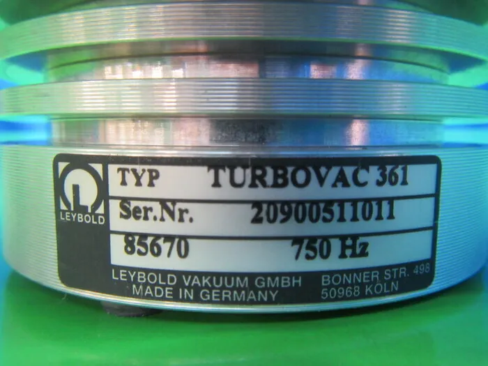 라이볼트 TURBOVAC361 터보 분자 펌프 상세 이미지 - ASKINDEX 코리아