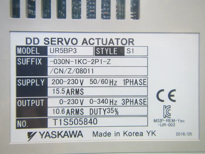 야스카와 전기 UR5BP3-030N-1KC-2P1-Z/CN/Z/08011 DD 서보 드라이버 상세 이미지 - ASKINDEX 코리아