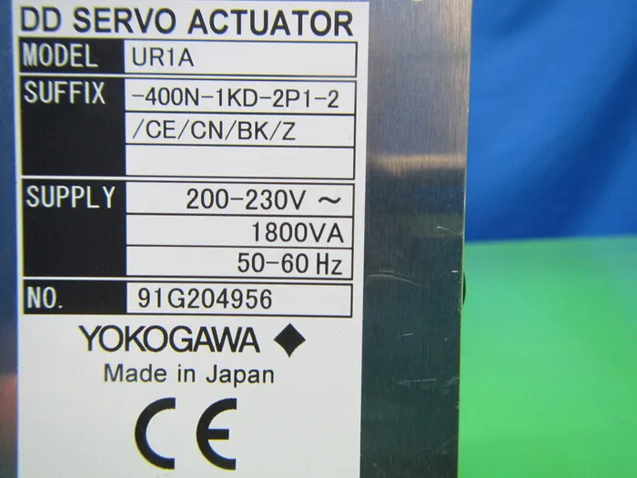 요코가와 전기 UR1A-400N-1KD-2P1-2/CE/CN/BK/Z DD 서보 드라이버 상세 이미지 - ASKINDEX 코리아