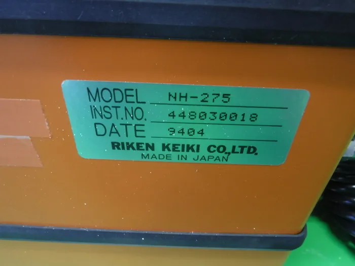 Riken Keiki NH-275 Gas detector Detail Image - ASKINDEX Korea
