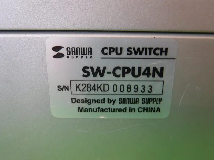 산와 공급 SW-CPU4N CPU 자동 전환기 상세 이미지 - ASKINDEX 코리아