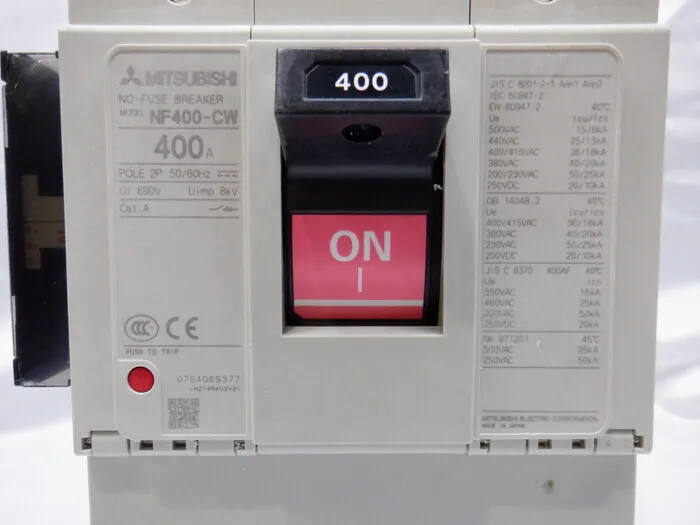 미쓰비시 전기 NF400-CW 차단기 (누전 차단기) 400A 상세 이미지 - ASKINDEX 코리아