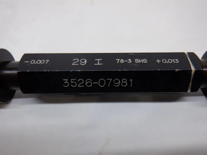 Souhansha 29 工 Limit plug gauge (for work) Detail Image - ASKINDEX Korea