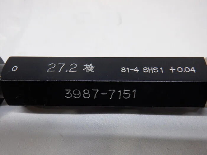 Souhansha 27.2 検 Limit plug gauge (for inspection) Detail Image - ASKINDEX Korea