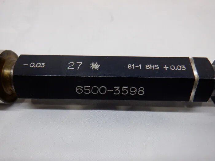 Souhansha 27 検 Limit plug gauge (for inspection) Detail Image - ASKINDEX Korea