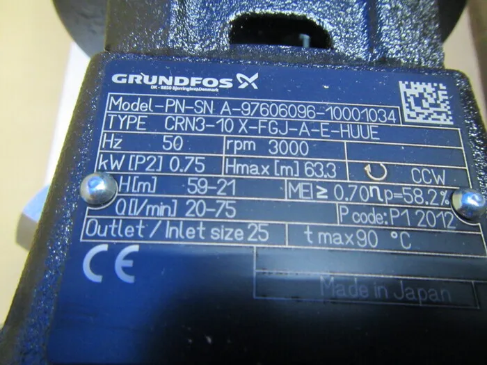 그룬드 포스 펌프 CRN3-10X-FGJ-A-E-HUUE 압송 펌프(액체) 상세 이미지 - ASKINDEX 코리아