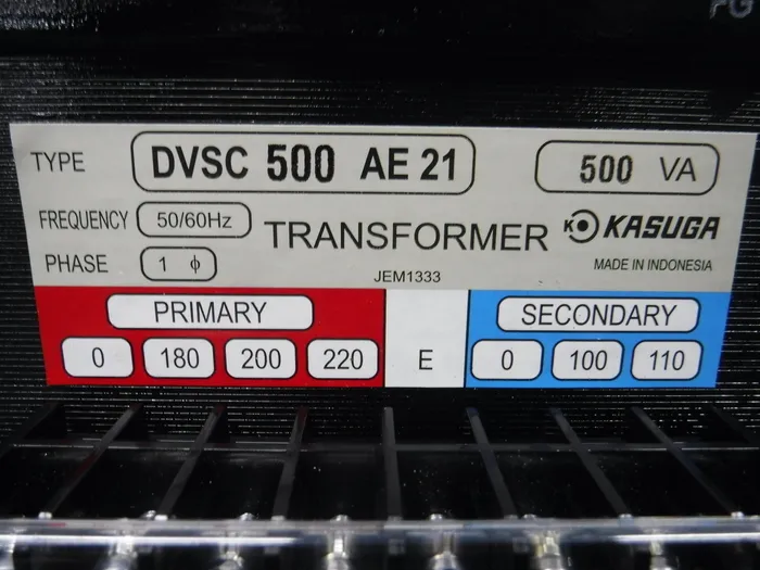 가스가 전기 DVSC500AE21 변압기(트랜스) 상세 이미지 - ASKINDEX 코리아
