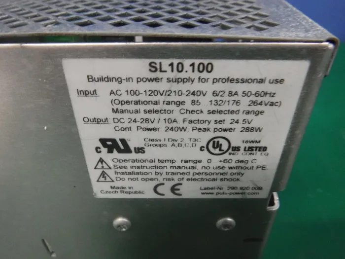 풀스 SL10.100 DC 전원 공급 장치 상세 이미지 - ASKINDEX 코리아