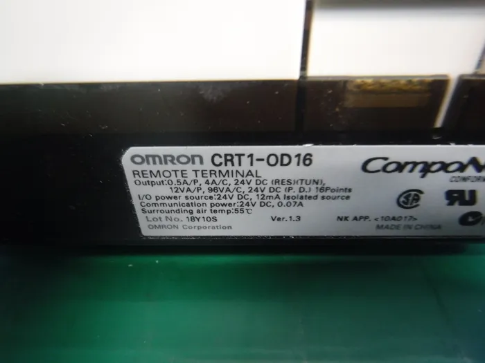오므론 CRT1-OD16 디지털 I/O 슬레이브 상세 이미지 - ASKINDEX 코리아