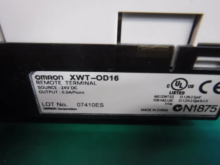 오므론 XWT-OD16 시퀀서(PLC) 확장 유닛 상세 이미지 - ASKINDEX 코리아