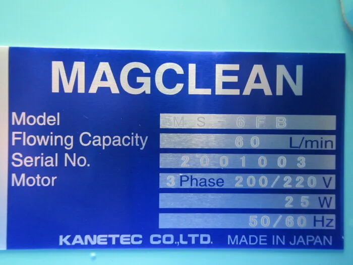 Kanetec MS-6FB Cutting and grinding chip transport and processing equipment Detail Image - ASKINDEX Korea
