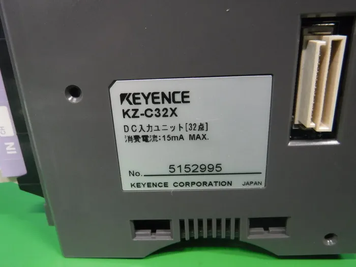 Keyence KZ-C32X 시퀀서 (PLC) 트랜지스터 입력 유닛 상세 이미지 - ASKINDEX 코리아