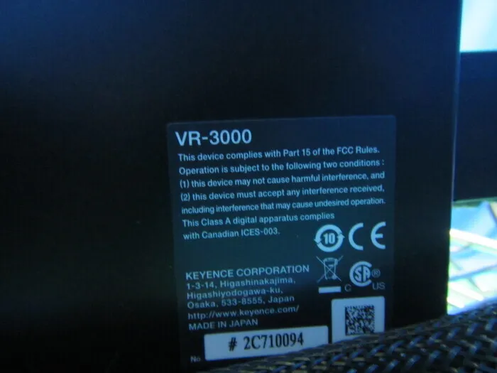 Keyence VR-3000 3차원형상측정기 상세 이미지 - ASKINDEX 코리아