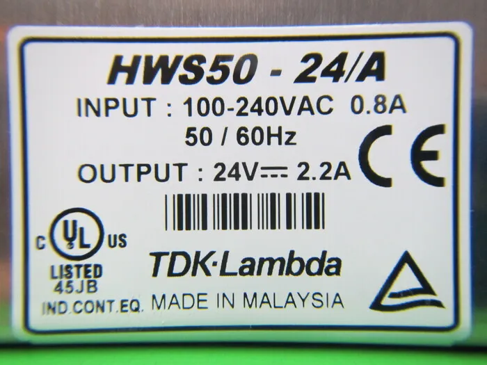 TDK-람다 HWS50-24/A DC 전원 공급 장치 상세 이미지 - ASKINDEX 코리아