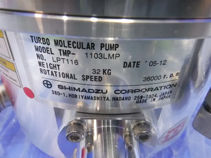 시마즈 제작소 TMP-1103LMP 터보 분자 펌프 (세트) 상세 이미지 - ASKINDEX 코리아