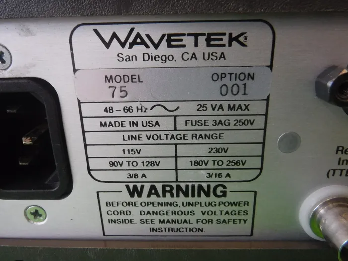Wave Tech wavetek75 Optional waveforming device Detail Image - ASKINDEX Korea