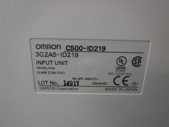 오므론 C500-ID219/3G2A5-ID219 시퀀서(PLC) 입력 유닛 상세 이미지 - ASKINDEX 코리아