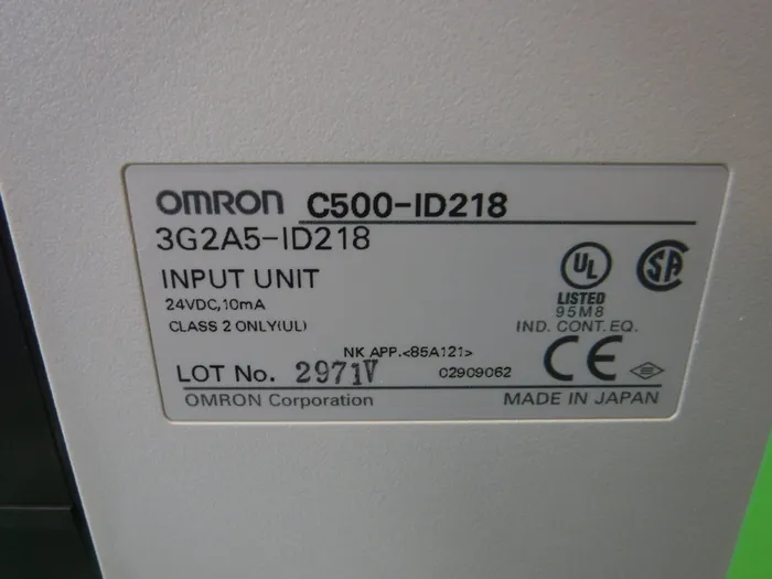 오므론 C500-ID218/3G2A5-ID218 시퀀서(PLC) 입력 유닛 상세 이미지 - ASKINDEX 코리아