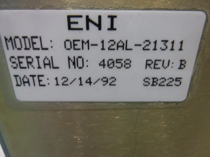  OEM-12AL-21311 RF 전원 공급 장치 상세 이미지 - ASKINDEX 코리아