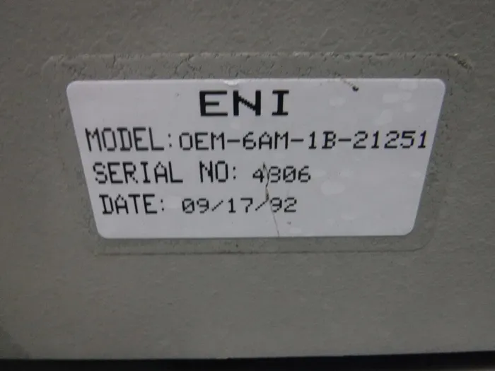  OEM-6AM-1B-21251 RF 전원 공급 장치 상세 이미지 - ASKINDEX 코리아