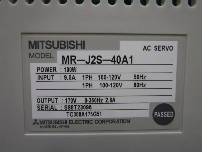미쓰비시 전기 MR-J2S-40A1 AC 서보 드라이버 상세 이미지 - ASKINDEX 코리아