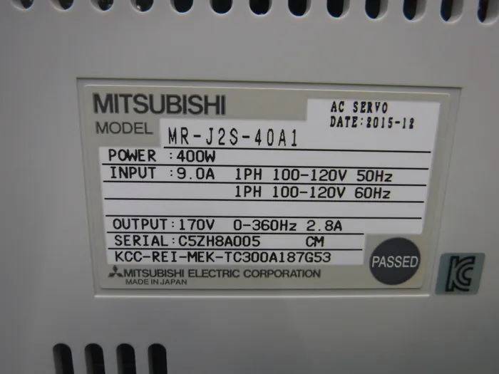 미쓰비시 전기 MR-J2S-40A1 AC 서보 드라이버 상세 이미지 - ASKINDEX 코리아
