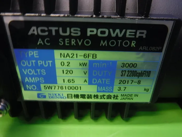 Japanese aircraft NA21-6FB AC servo motor Detail Image - ASKINDEX Korea