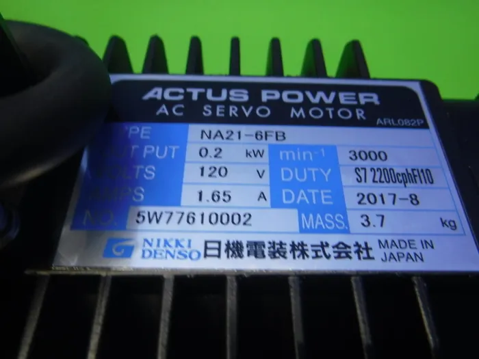 Japanese aircraft NA21-6FB AC servo motor Detail Image - ASKINDEX Korea