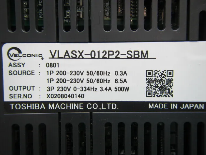 도시바 기계 VLASX-012P2-SBM 서보 드라이버 상세 이미지 - ASKINDEX 코리아