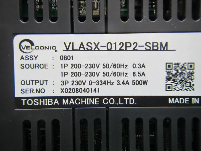 도시바 기계 VLASX-012P2-SBM 서보 드라이버 상세 이미지 - ASKINDEX 코리아