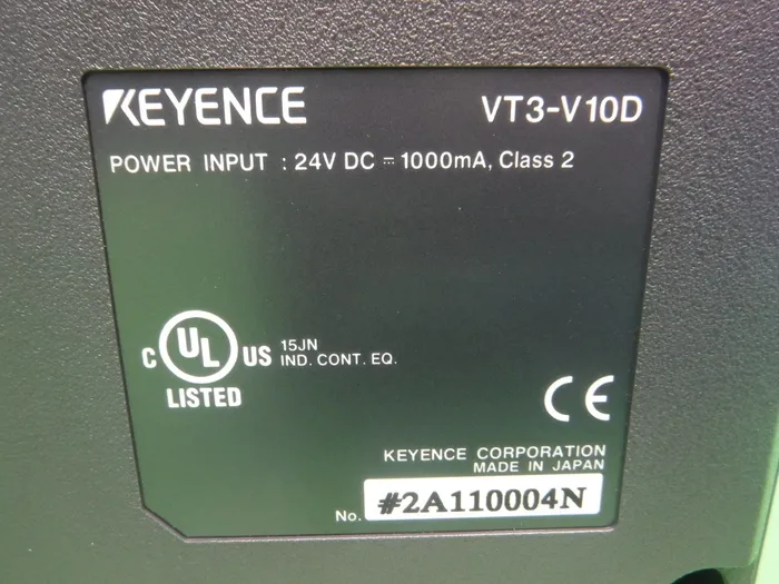 Keyence VT3-V10D 터치 패널 상세 이미지 - ASKINDEX 코리아